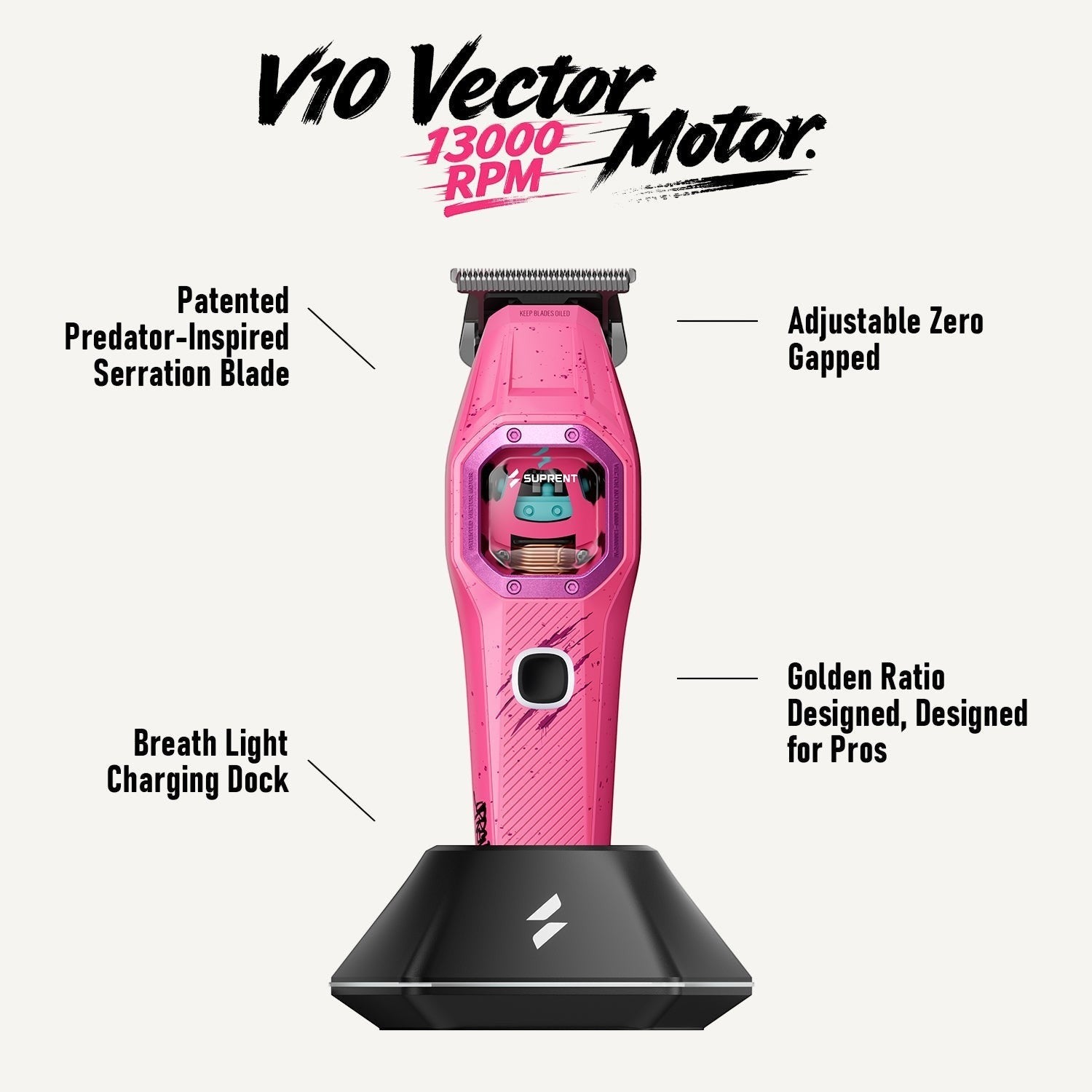 The Vice Edition Fangs Clipper and Trimmer Set-Supplier-specific by SUPRENT US