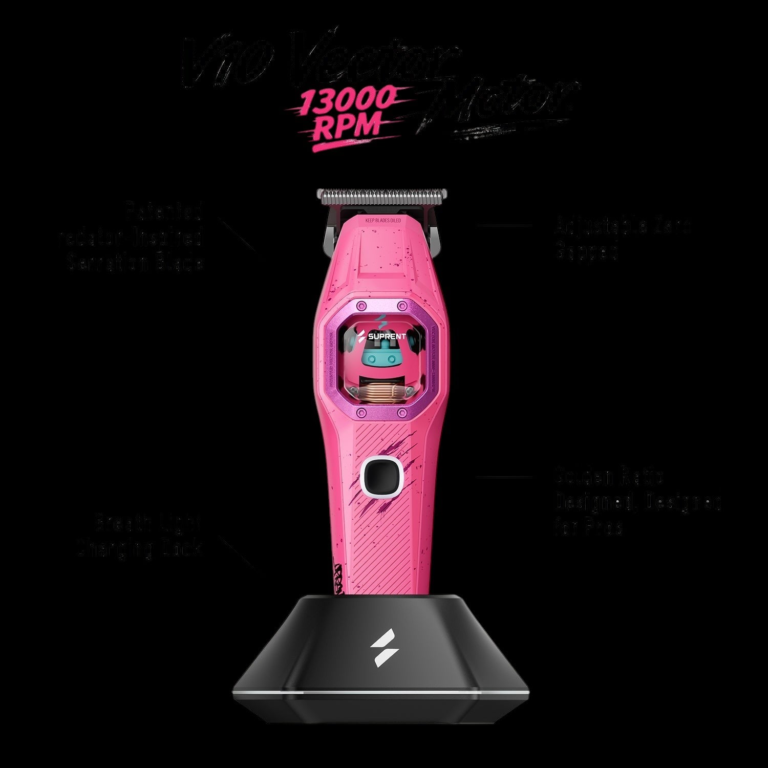 SUPRENT Vice Edition Clipper Trimmer Combo HC976 by SUPRENT US