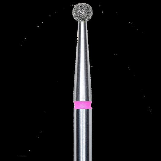 DIAMOND NAIL DRILL BIT, "BALL", RED, HEAD DIAMETER 3.5MM (FA01R035) - STALEKS™ by kvadrat store