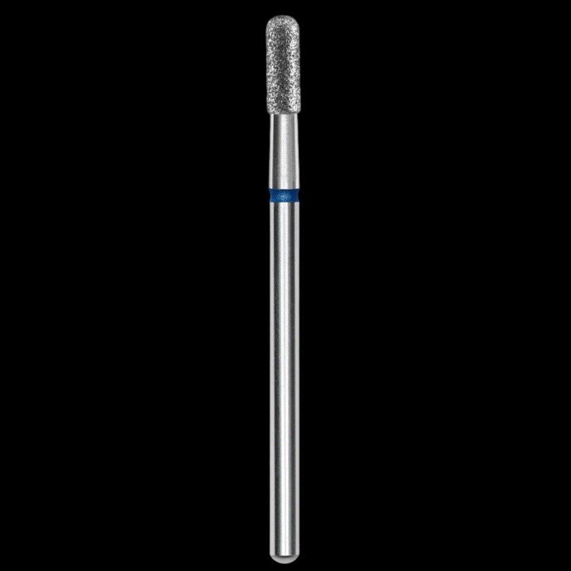 DIAMOND NAIL DRILL BIT, "CYLINDER", BLUE, HEAD DIAMETER 2.5 MM/WORKING PART 6.5 MM (FA30B023/6.5) - STALEKS™ by kvadrat store