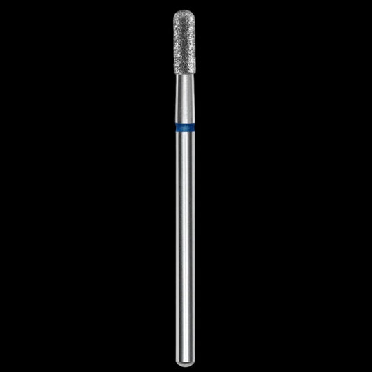 DIAMOND NAIL DRILL BIT, "CYLINDER", BLUE, HEAD DIAMETER 2.5 MM/WORKING PART 6.5 MM (FA30B023/6.5) - STALEKS™ by kvadrat store