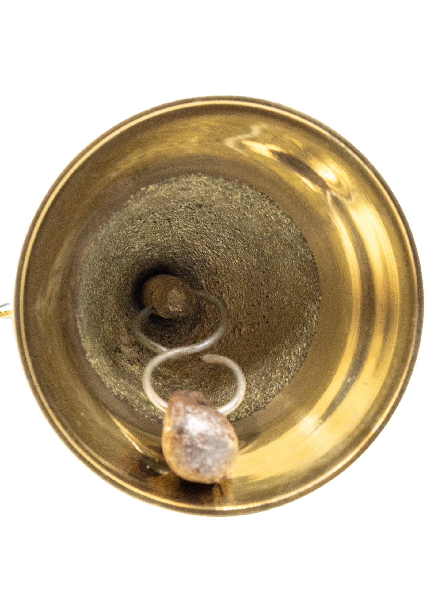 4" Brass Triple Moon Altar Bell