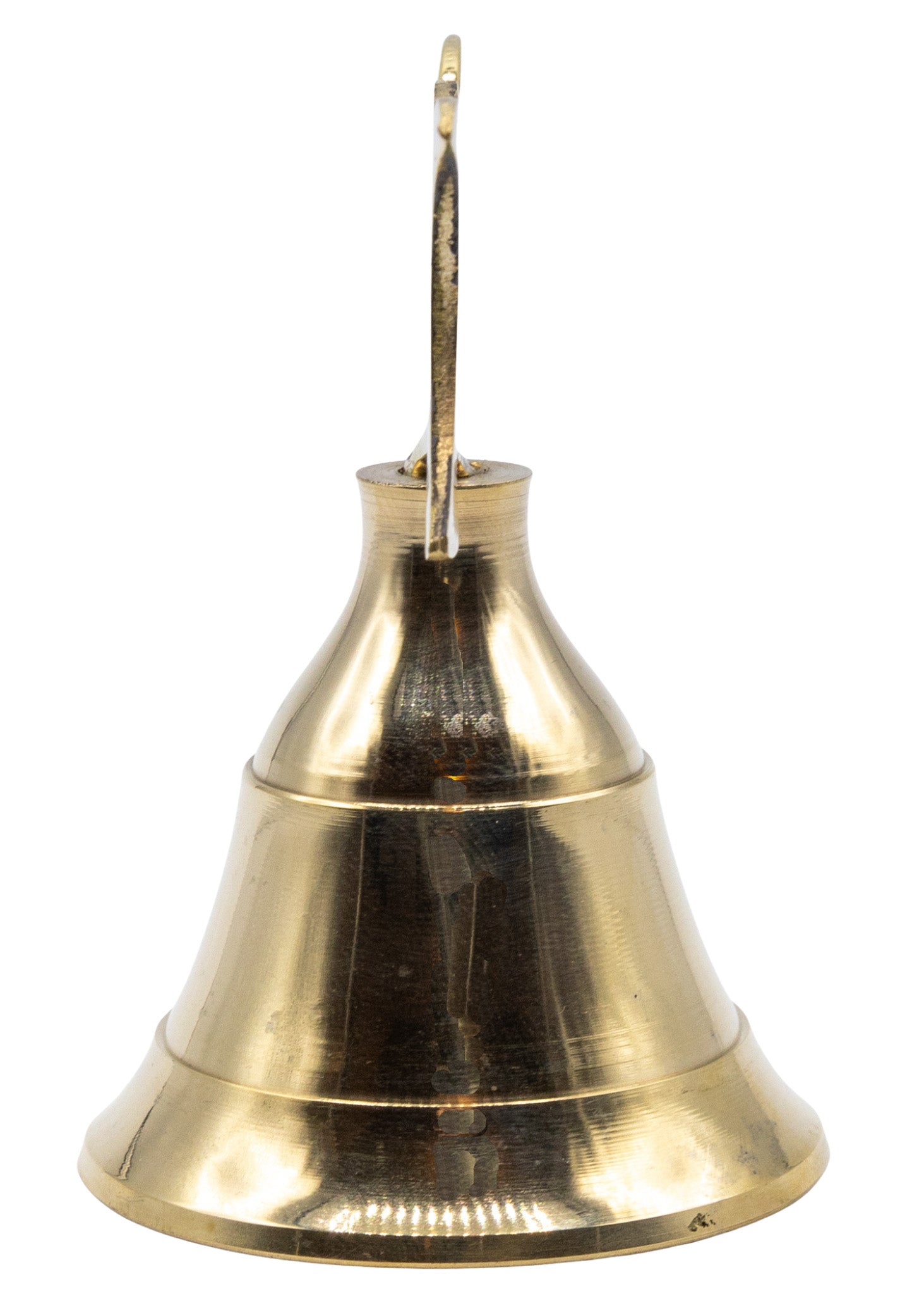 4" Brass Triple Moon Altar Bell