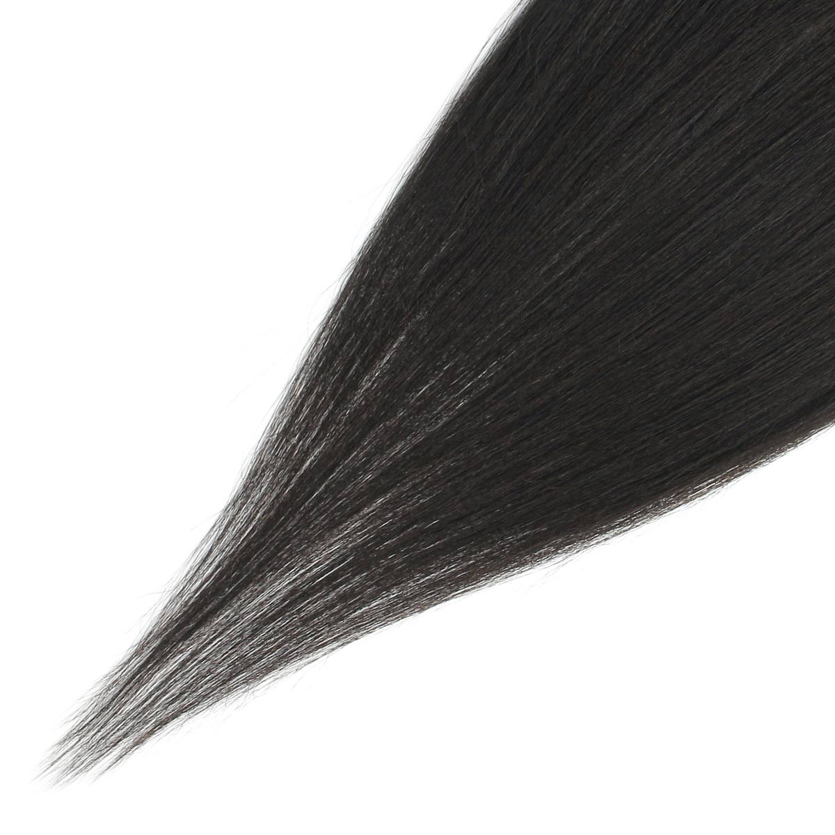 Yaki Straight 4x4 Transparent Lace Human Hair Closure by Private Label