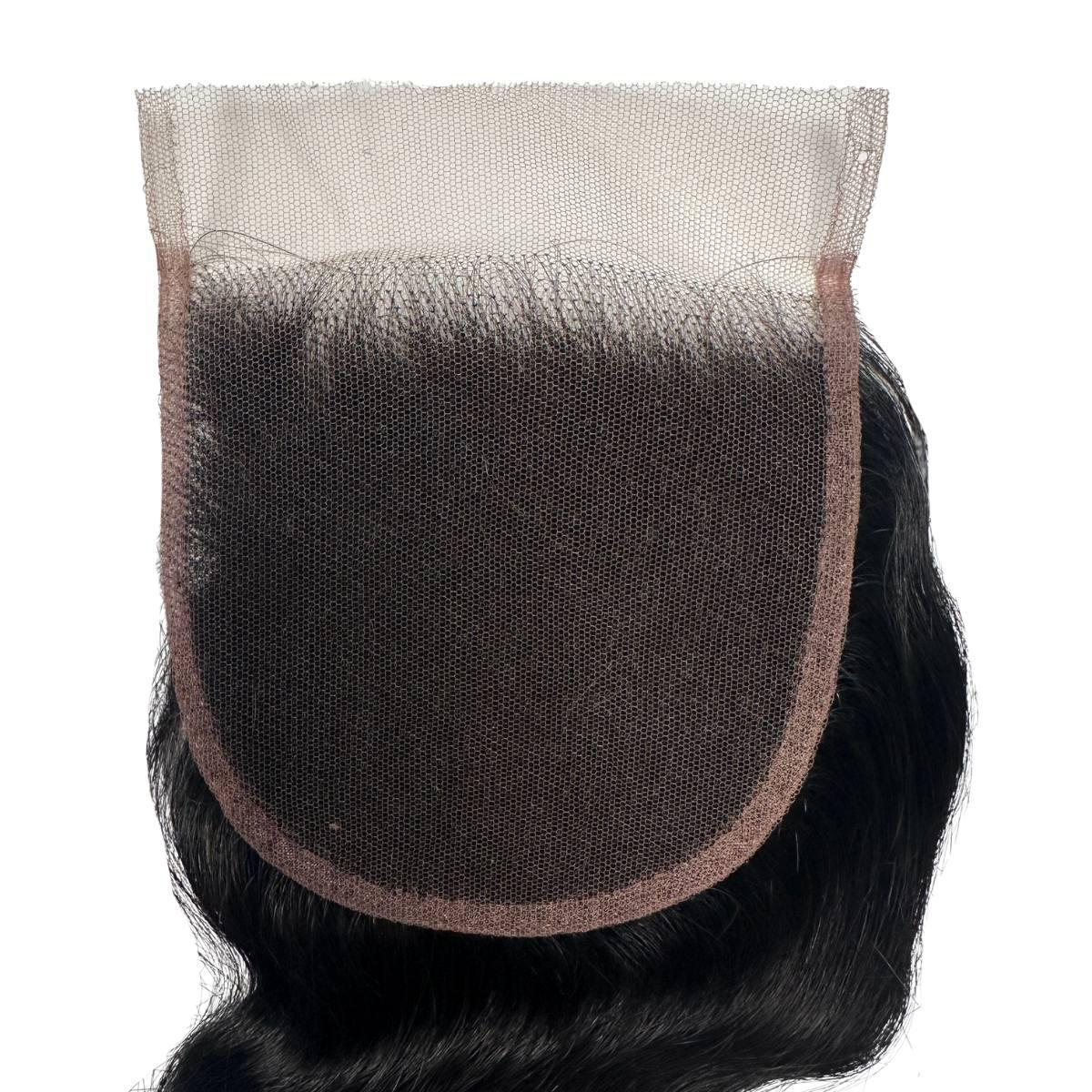 Jet Black Body Wave 4x4 HD Lace Human Hair Closure by Private Label