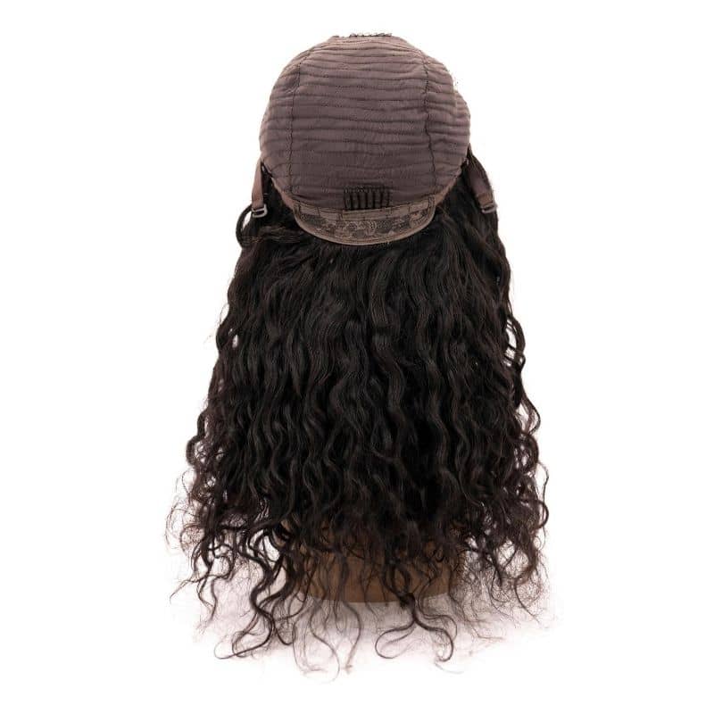 Messy Curl 4x4 Transparent Lace 100% Human Hair Closure Wig by Private Label