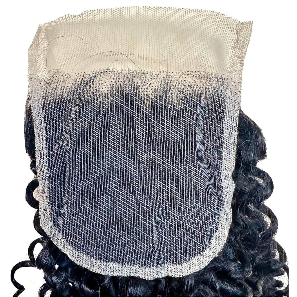 Kinky Curly 4x4 Transparent Lace Human Hair Closure by Private Label