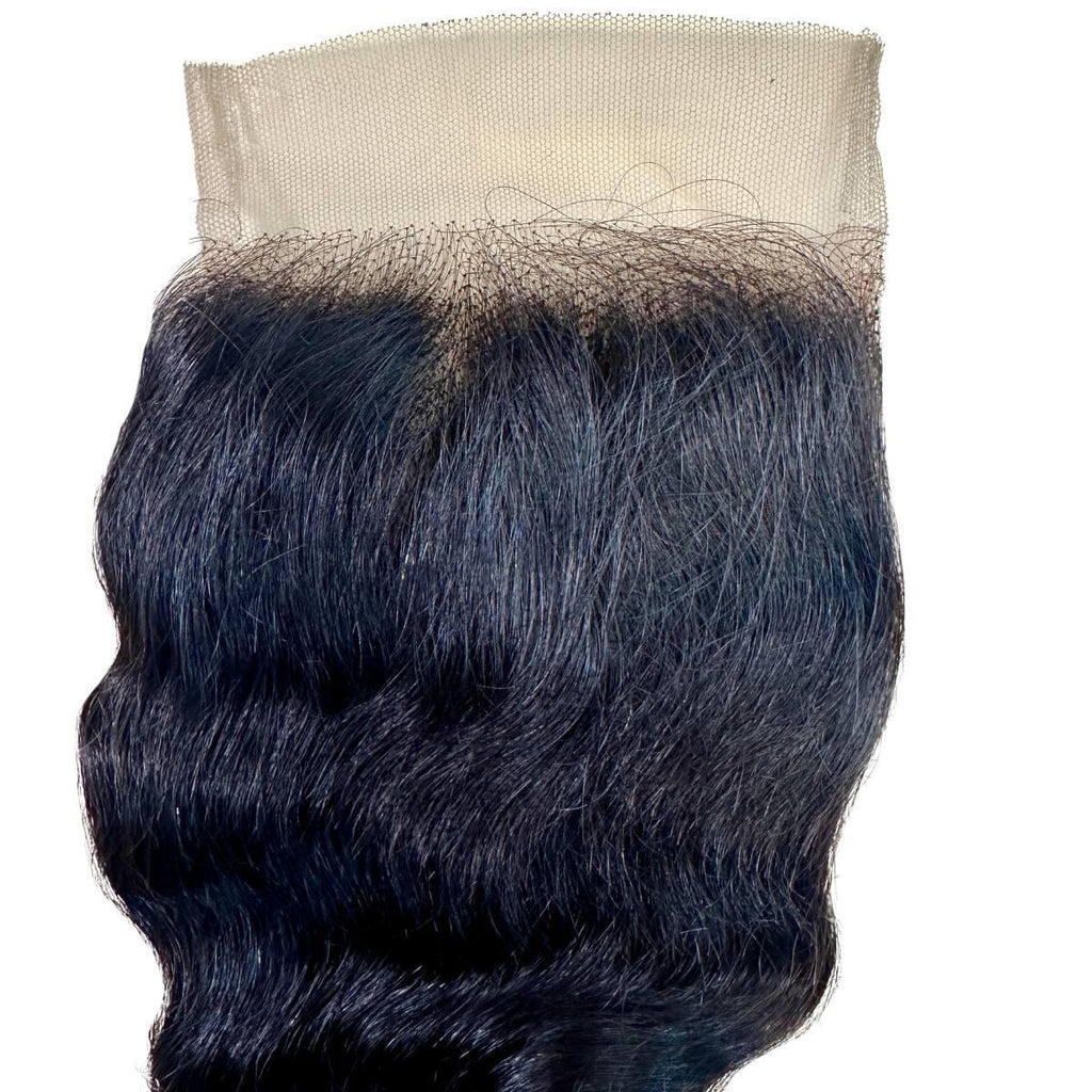 Loose Wave 4x4 Transparent Lace Human Hair Closure by Private Label