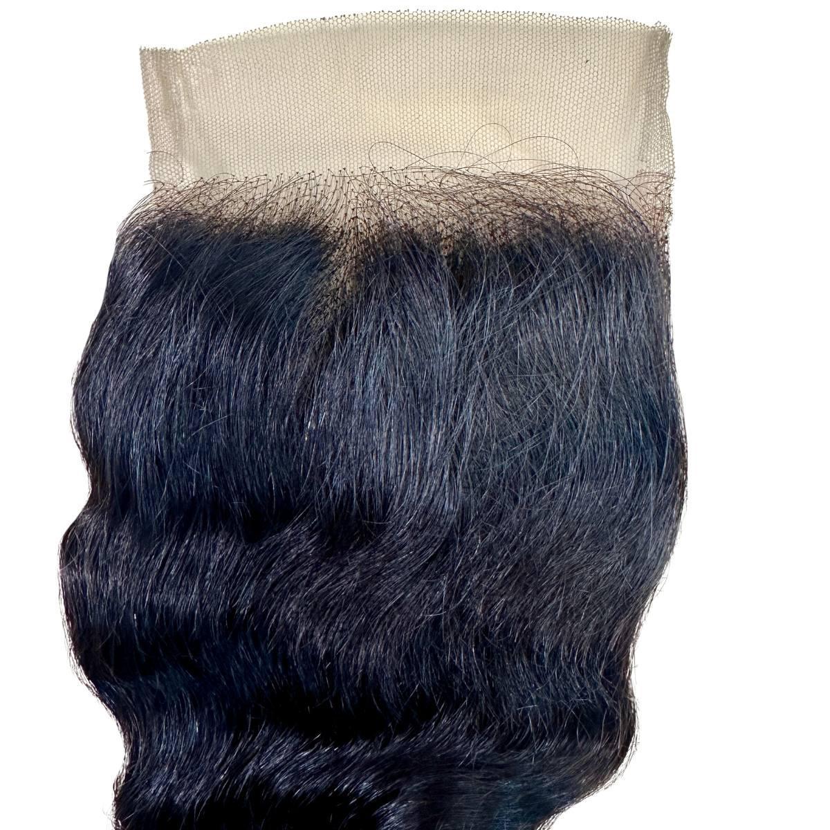 Loose Wave 4x4 Transparent Lace Human Hair Closure by Private Label