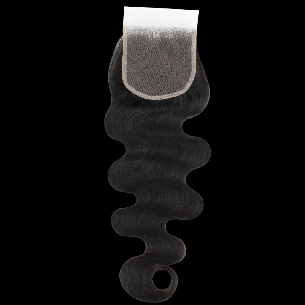 Brazilian Body Wave 4x4 Transparent Lace Human Hair Closure by Private Label