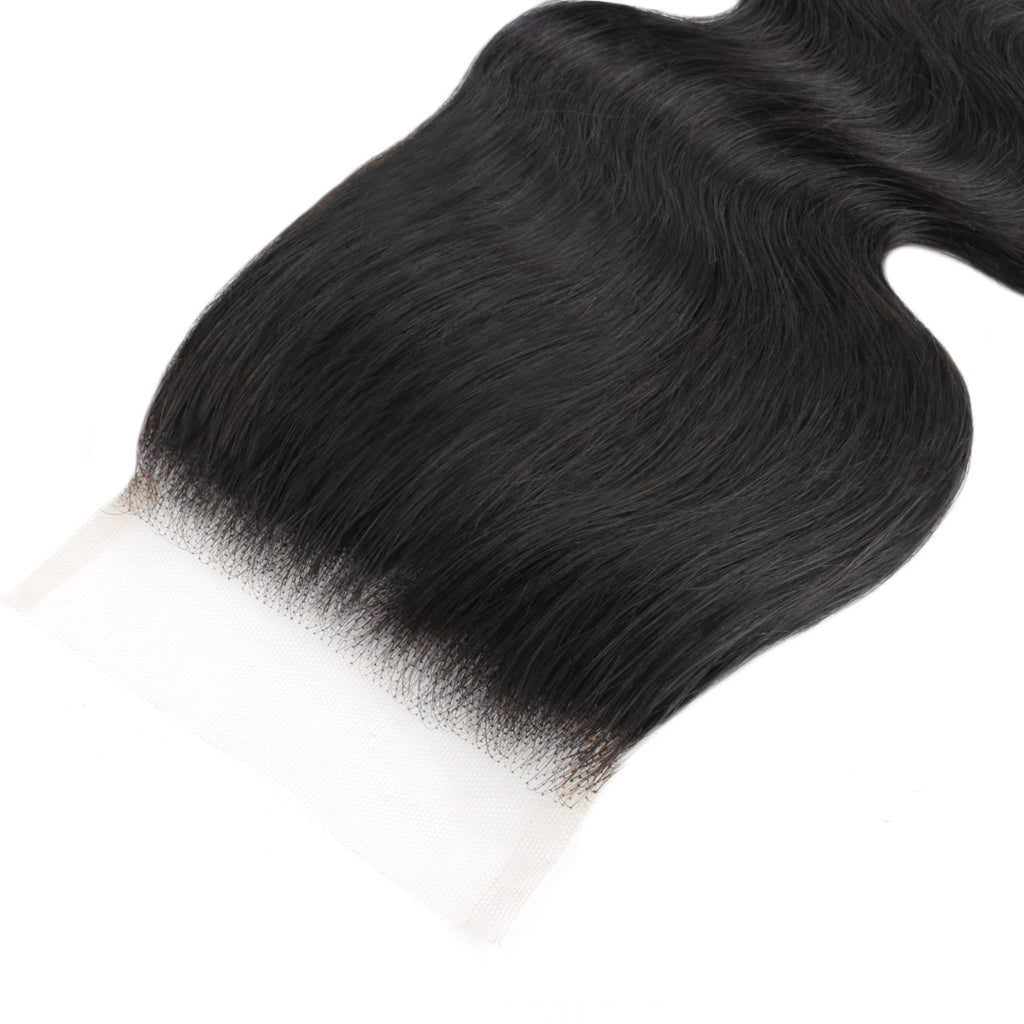 Brazilian Body Wave 4x4 Transparent Lace Human Hair Closure by Private Label