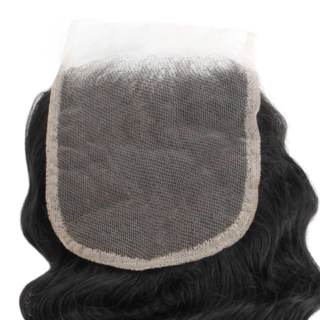 Deep Wave 4x4 Transparent Lace Human Hair Closure by Private Label