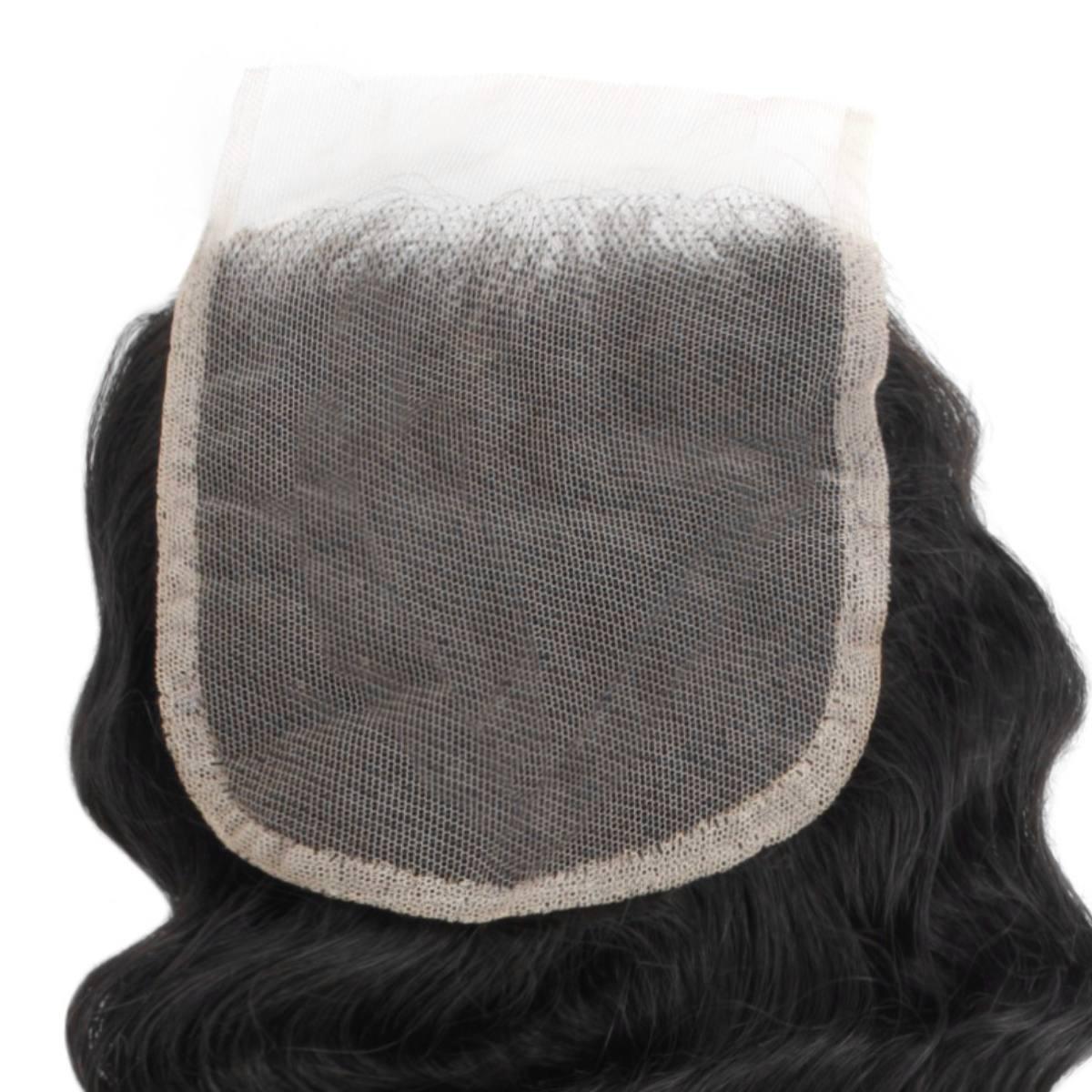 Deep Wave 4x4 Transparent Lace Human Hair Closure by Private Label