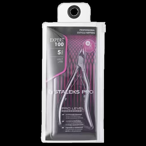 STALEKS PROFESSIONAL CUTICLE NIPPERS STALEKS PRO EXPERT NE-100-5 - STALEKS™ by kvadrat store