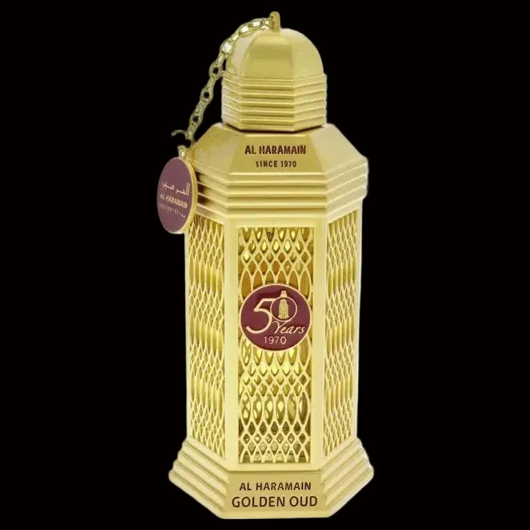 50 Years Golden Oudh By Al Haramain Unisex 3.4oz EDP Spray by perfumesandrea