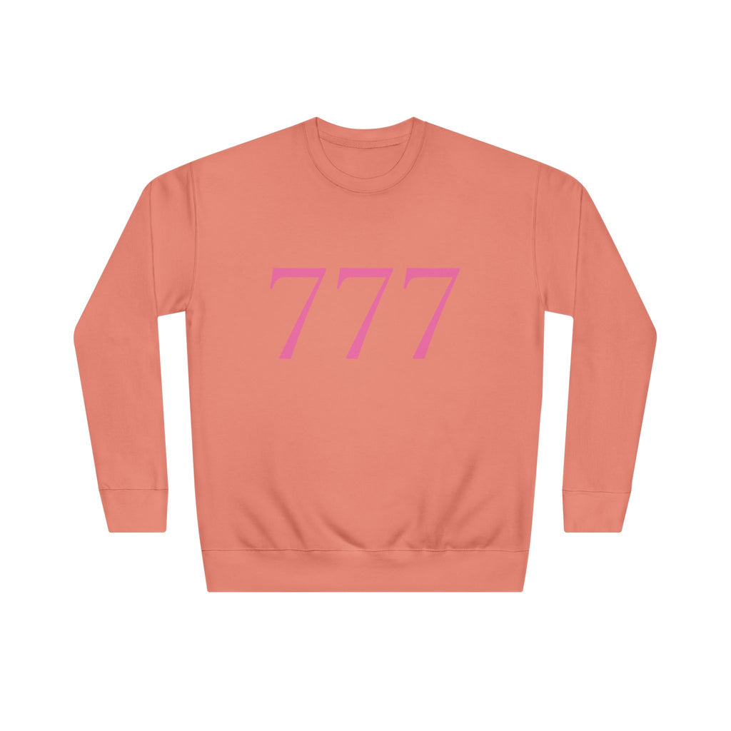 777 Crewneck Sweatshirt — Dusty Rose