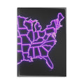 Royal Aura: America Hardcover Notebook with Puffy Covers by Printify