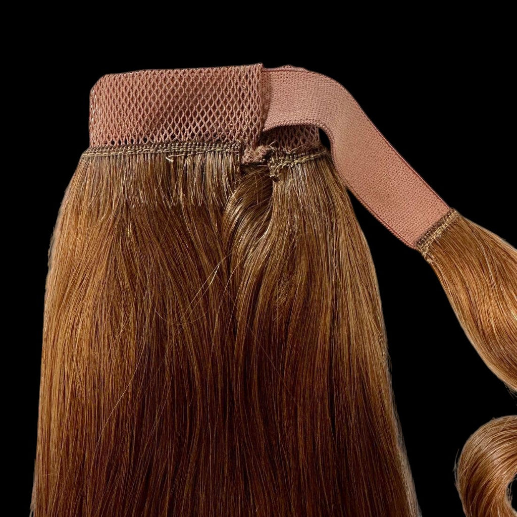 Auburn 100% Human Hair Ponytail Extension by Private Label