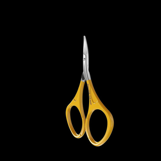 Staleks Nail scissors for baby 0+ yellow BEAUTY & CARE 11 TYPE 8 SBC-11/8 by kvadrat store
