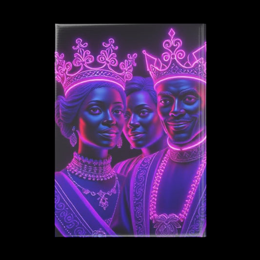 Royal Aura: Royal Family Hardcover Notebook with Puffy Covers - AetherLux.Shop
