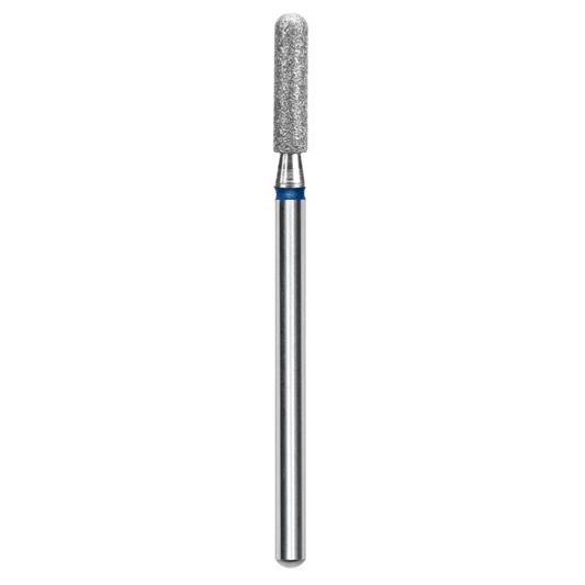 DIAMOND NAIL DRILL BIT, "ROUNDED CYLINDER", BLUE, HEAD DIAMETER 2,5/10MM (FA30B025/10) - STALEKS™