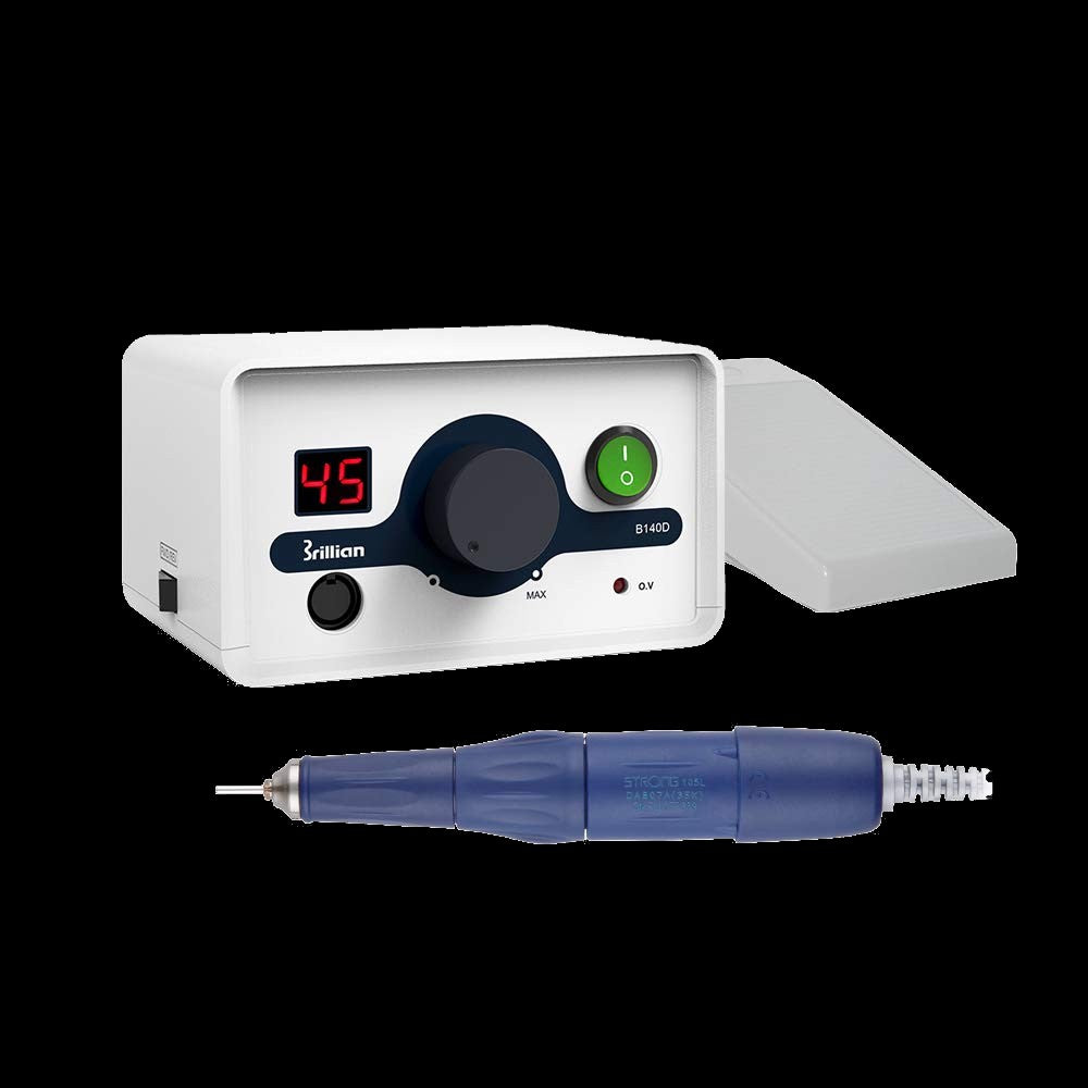 Nail Drill Set for Pedicure BRILLIAN B140D+105LN 45k -SAESHIN by kvadrat store