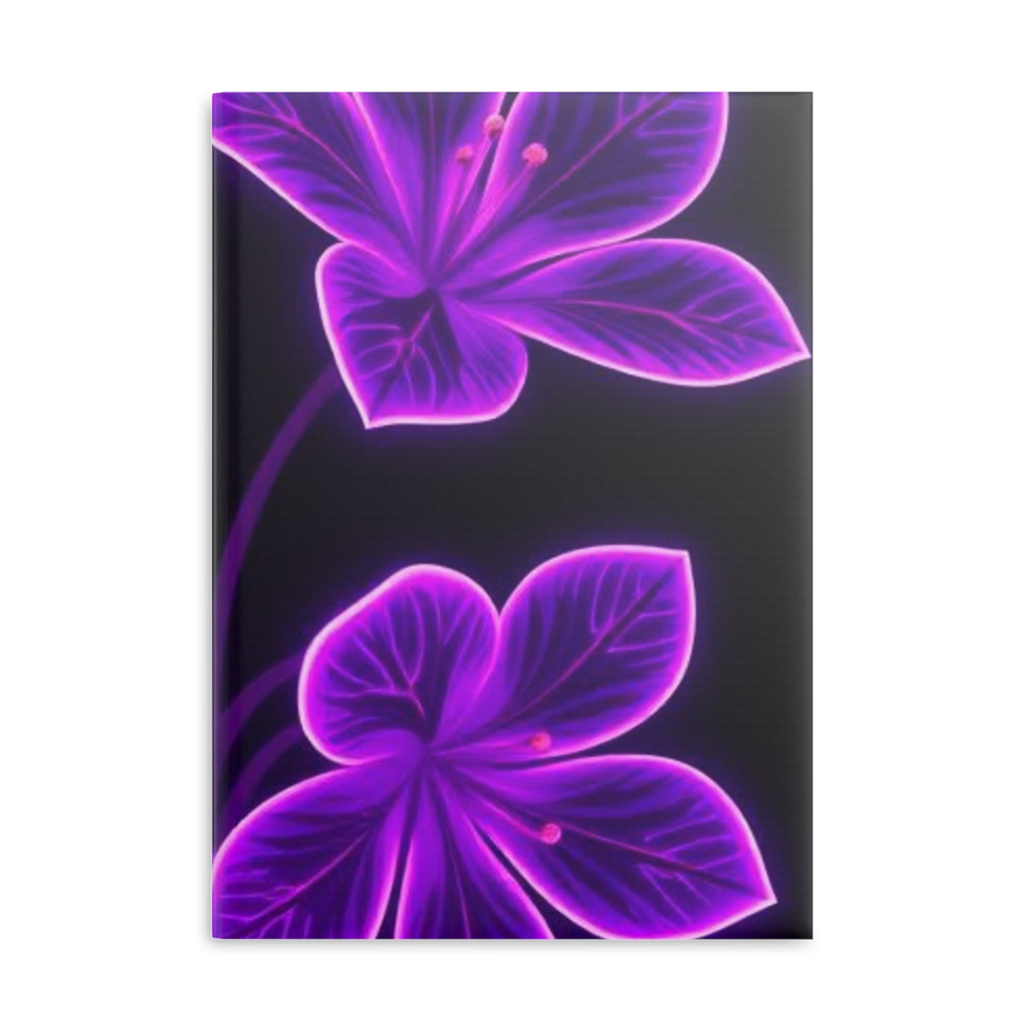 Royal Aura: Flower Hardcover Notebook with Puffy Covers