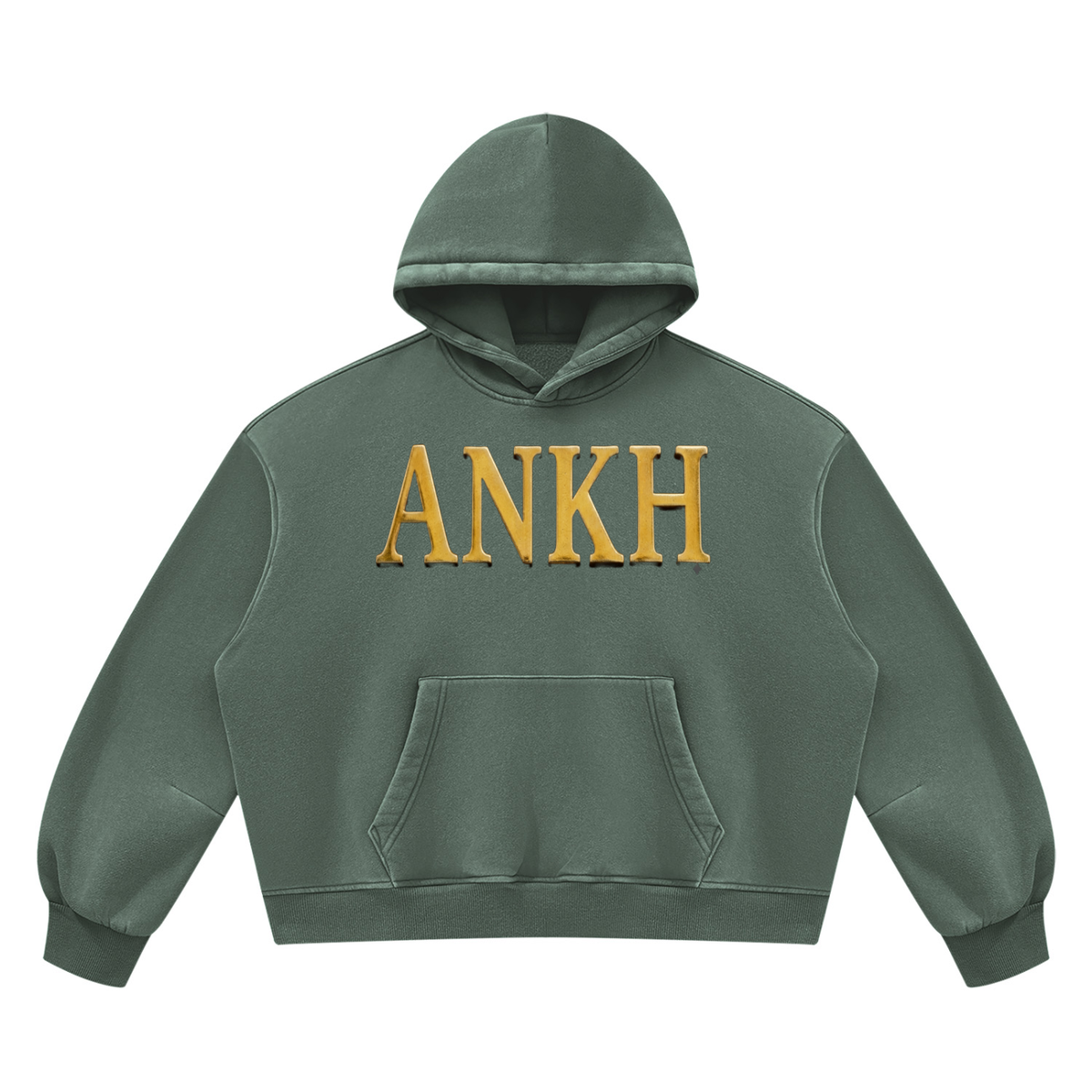 Unisex Vintage Wash Boxy Fleece Hoodie