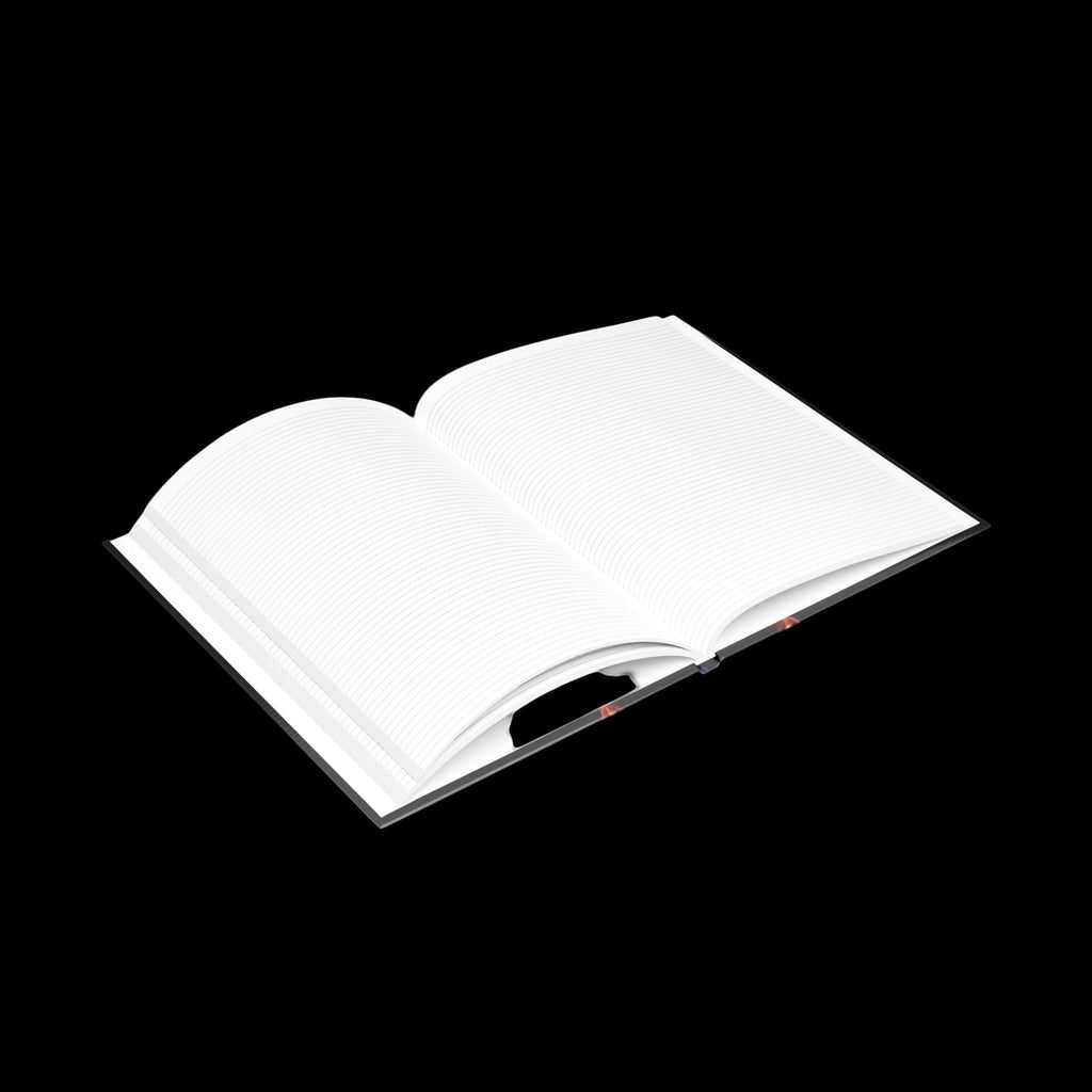 Royal Aura: Black Sheep Hardcover Notebook with Puffy Covers by Printify