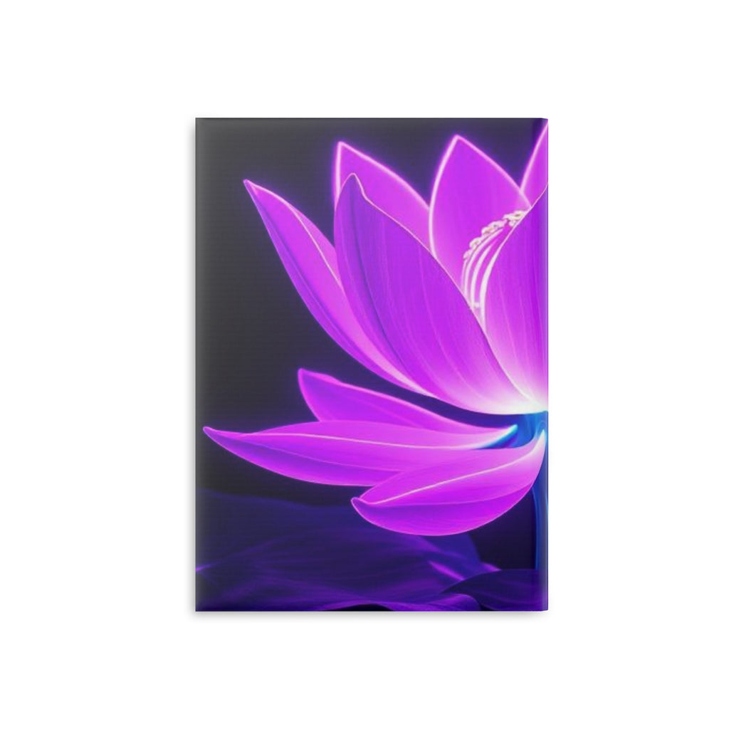 Royal Aura: Lotus Flower Hardcover Notebook with Puffy Covers