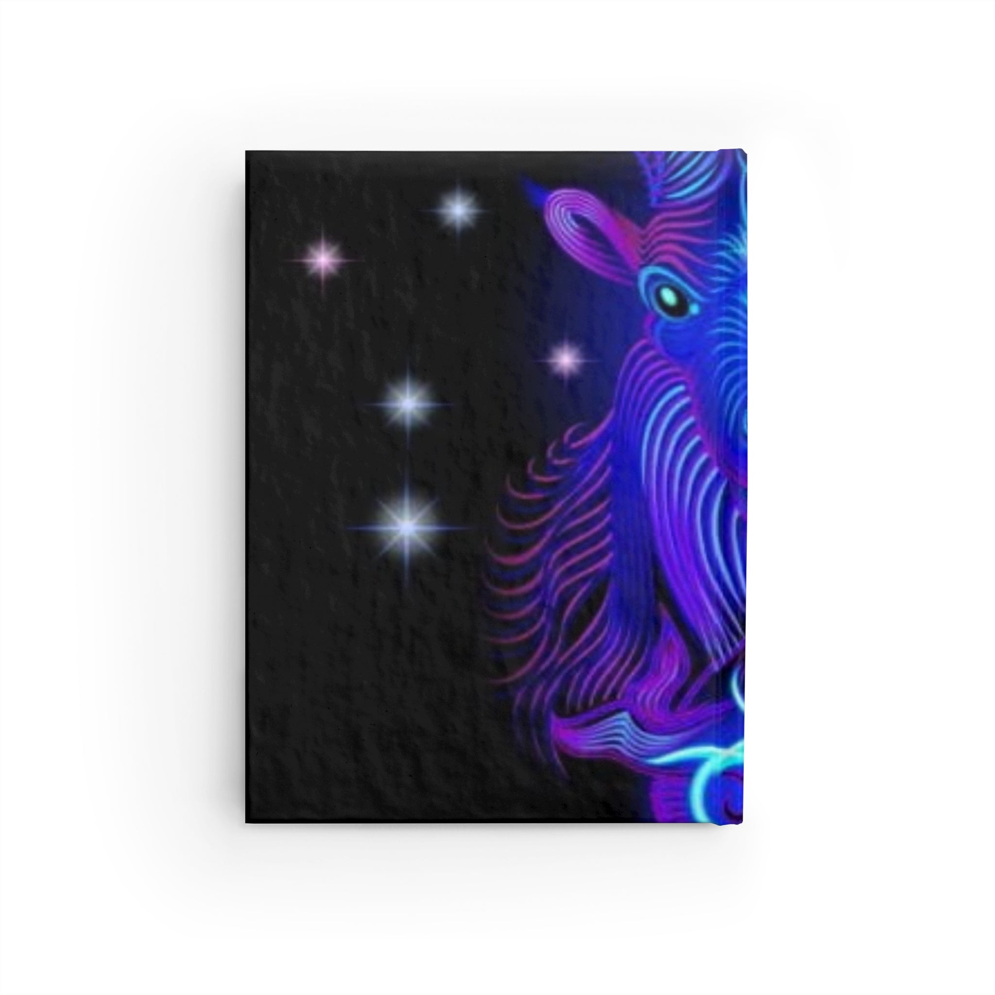 Bleu Aura: Capricorn Hard Cover Journal - Ruled Line
