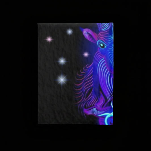 Bleu Aura: Capricorn Hard Cover Journal - Ruled Line - AetherLux.Shop