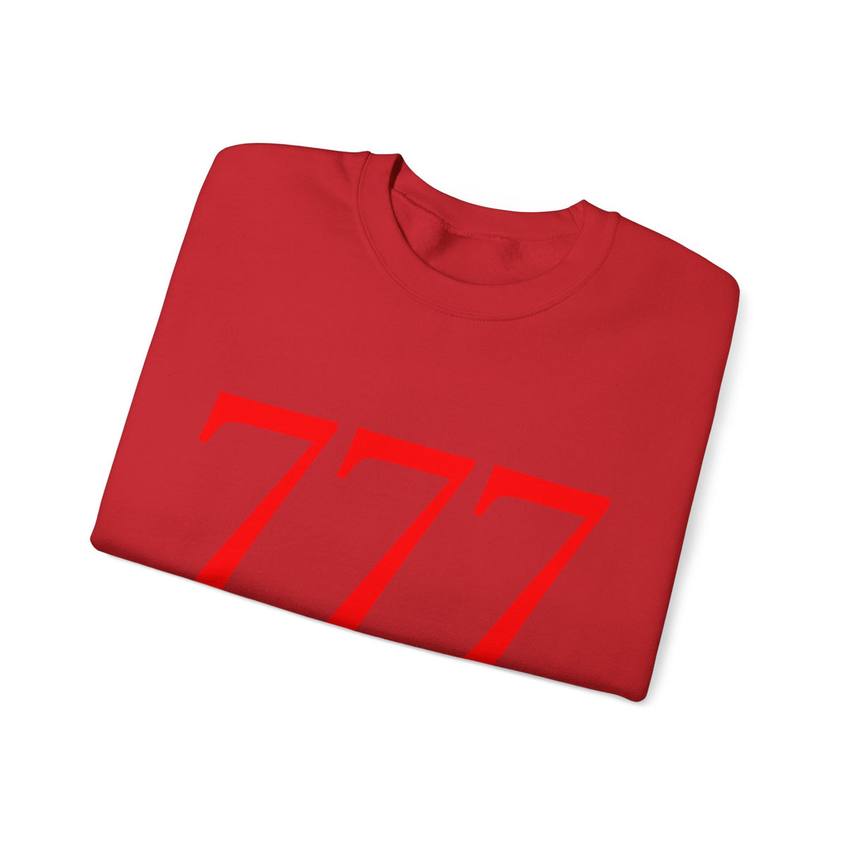 777 Crewneck Sweatshirt — Lucky Number Graphic Pullover - AetherLux.Shop