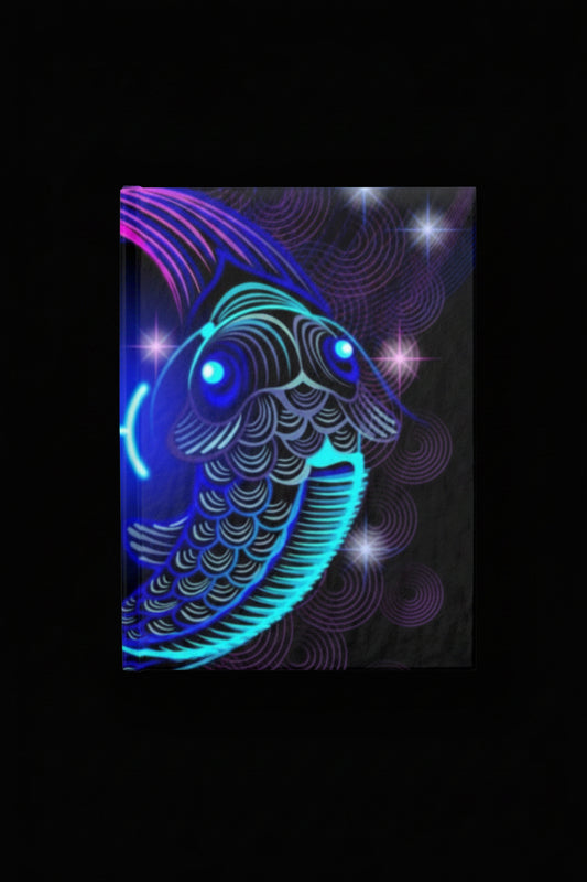 Bleu Aura: Pieces Hard Cover Journal - Ruled Line - AetherLux.Shop