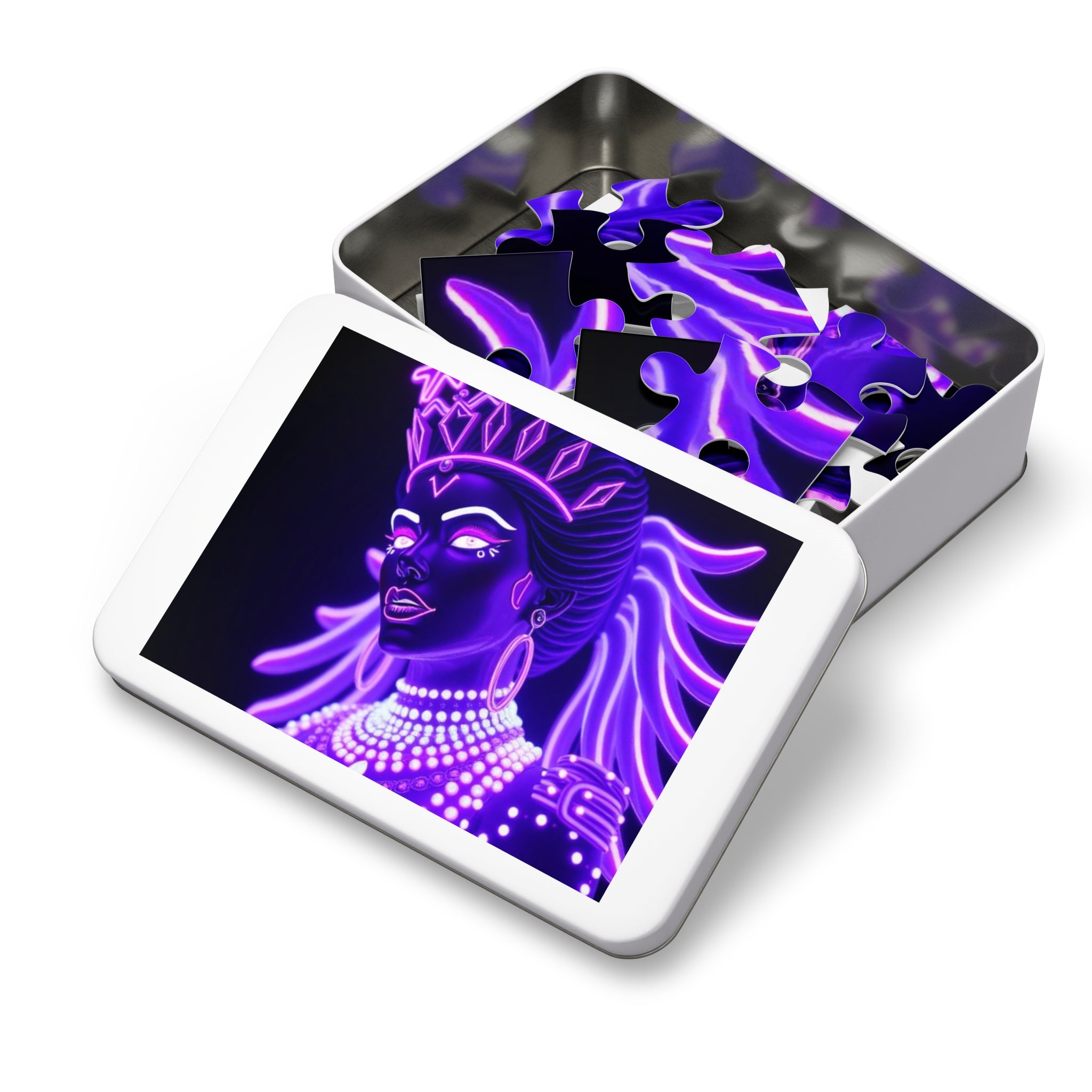 Thee Empress Jigsaw Puzzle with Tin