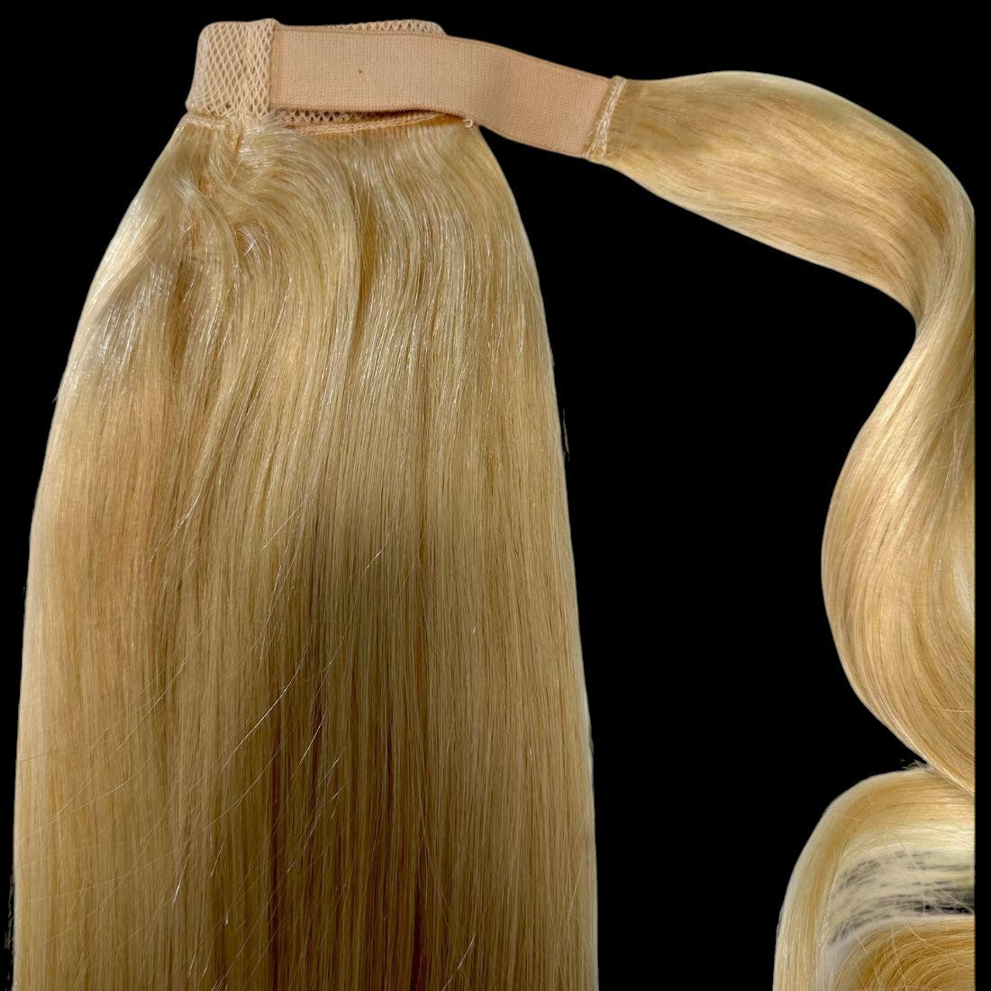 Bleach Blonde 100% Human Hair Ponytail Extension by Private Label