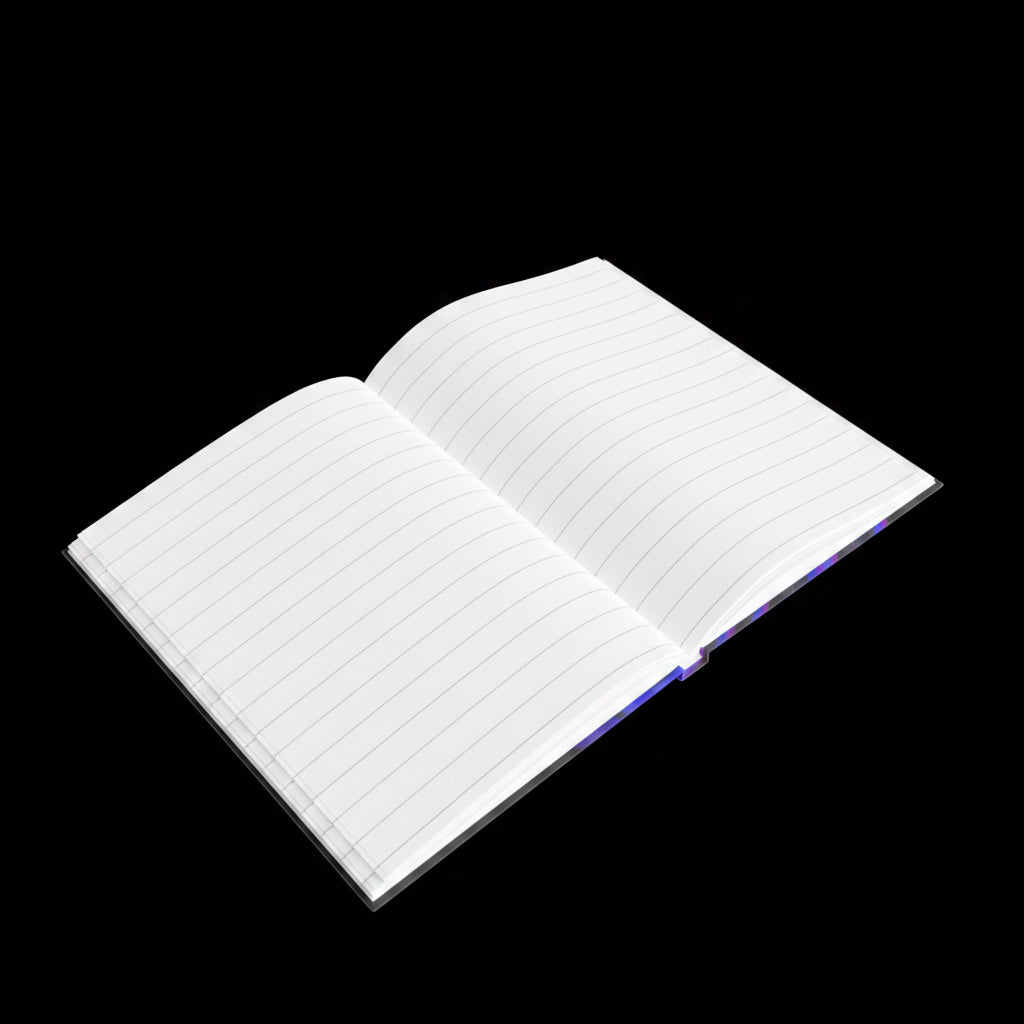 Bleu Aura: Aquarius Hard Cover Journal - Ruled Line - AetherLux.Shop