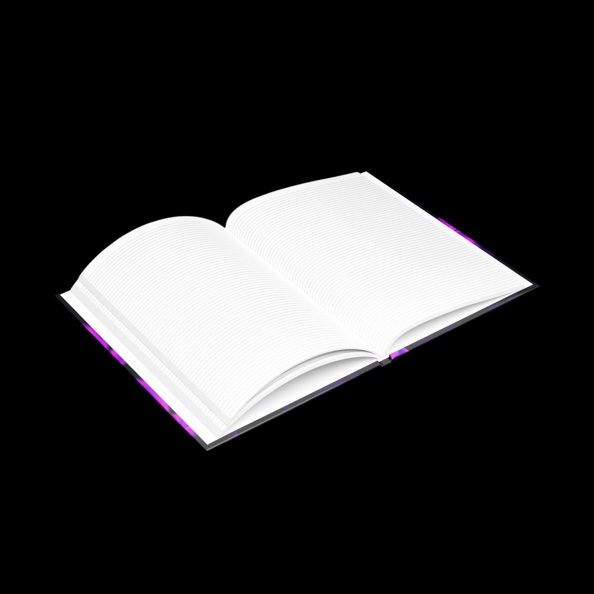 Royal Aura: Dark Flowers Hardcover Notebook with Puffy Covers - AetherLux.Shop