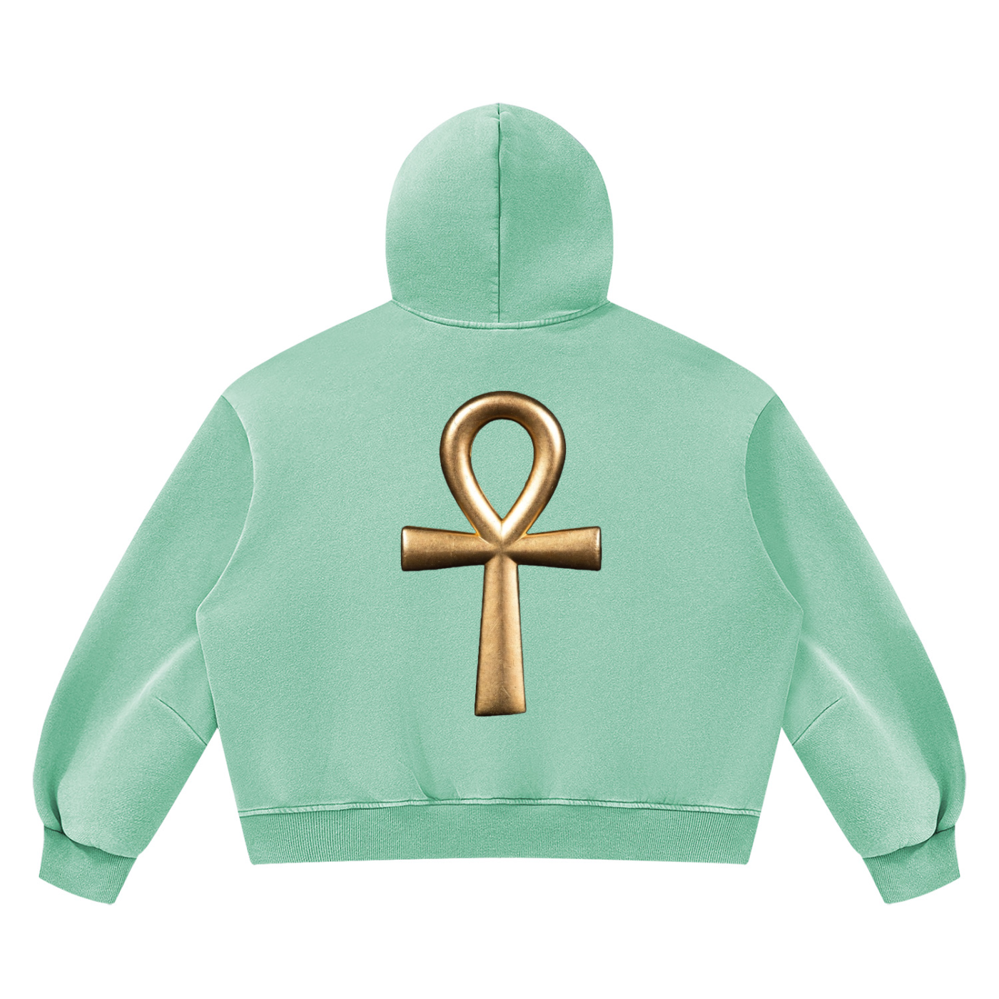 Unisex Vintage Wash Boxy Fleece Hoodie