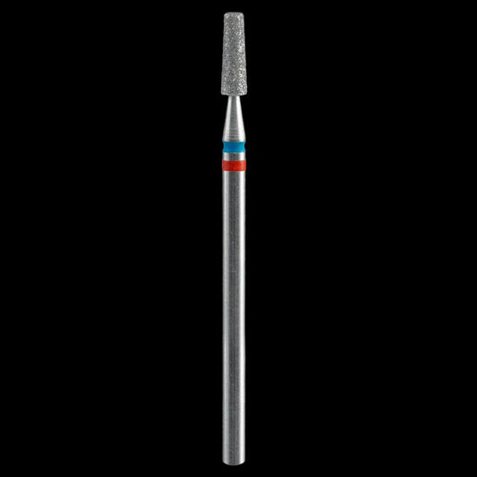 STALEKS - Diamond nail drill bit DUO "Frustum" red-blue, 2,5/8mm (FA70RB025/8) by kvadrat store