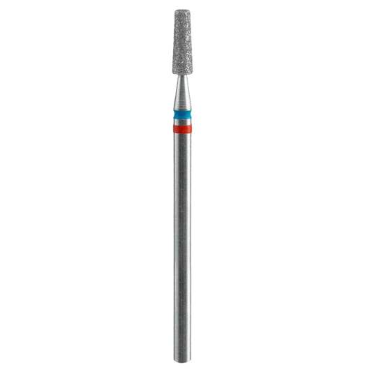 STALEKS Diamond Nail Drill Bit DUO Frustum FA70RB025/8, Red-Blue, 2.5/8mm