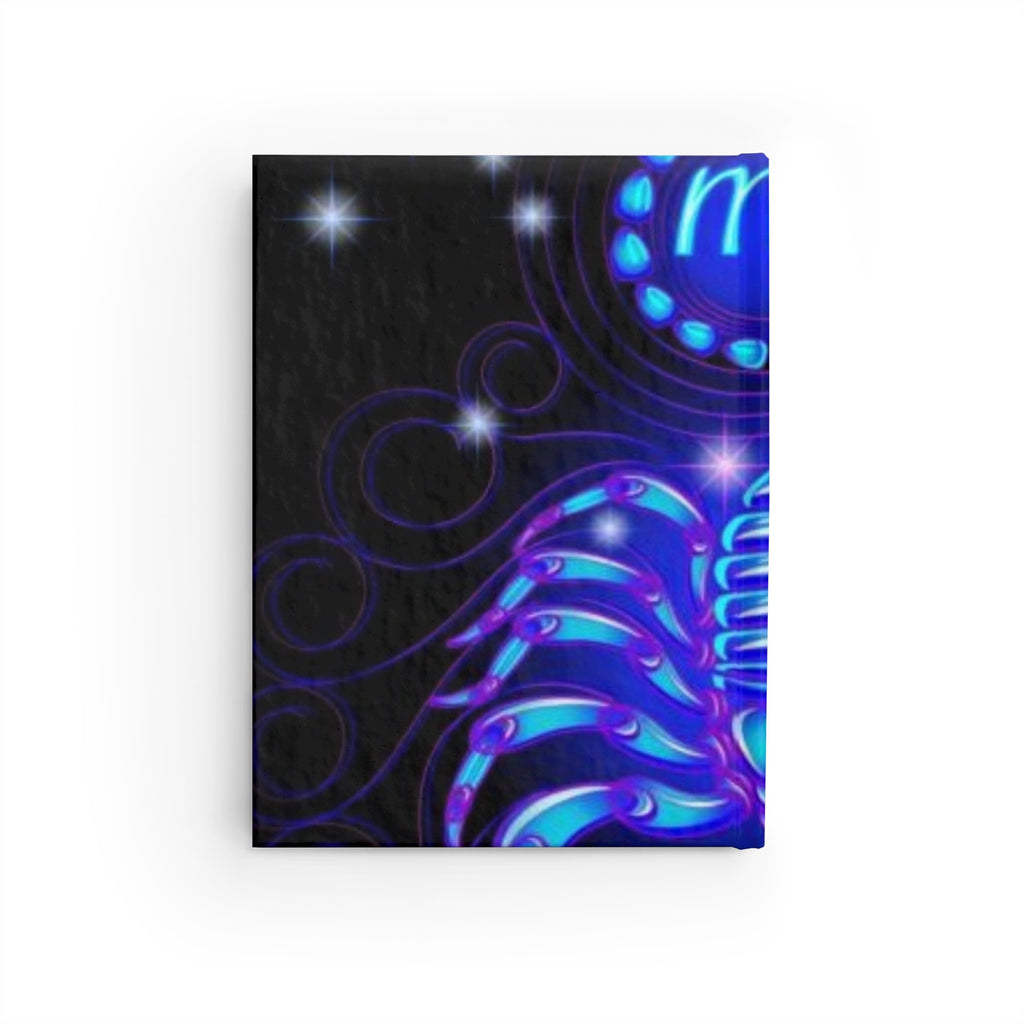 Bleu Aura: Scorpio Hard Cover Journal - Ruled Line