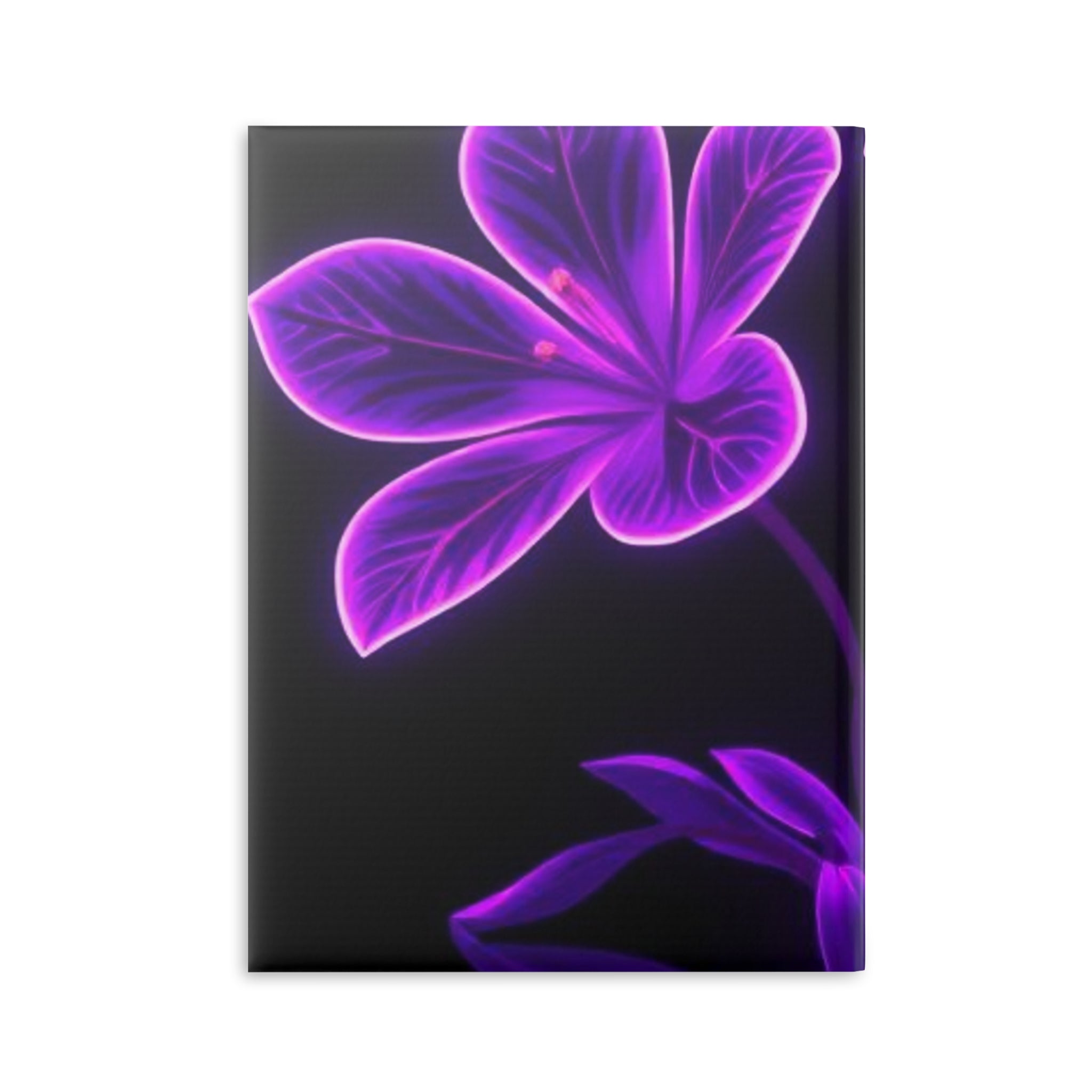 Royal Aura: Flower Hardcover Notebook with Puffy Covers