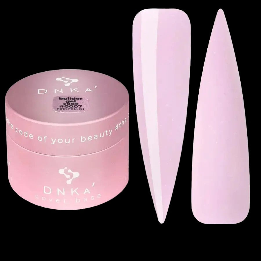 DNKa - BUILDER GEL #0007 PINK POLLEN 30ml by kvadrat store