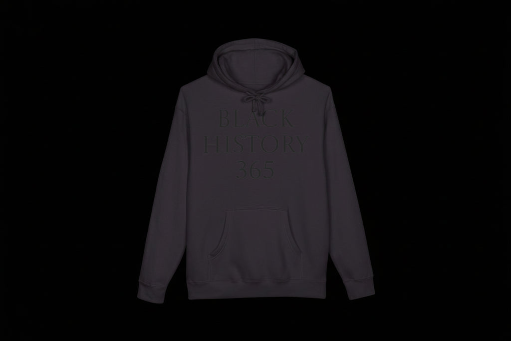 Black hoodie with 'ELK IS FUDD' text on a white background