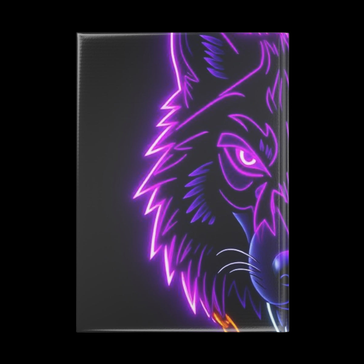 Royal Aura: Lone Wolf Hardcover Notebook with Puffy Covers - AetherLux.Shop
