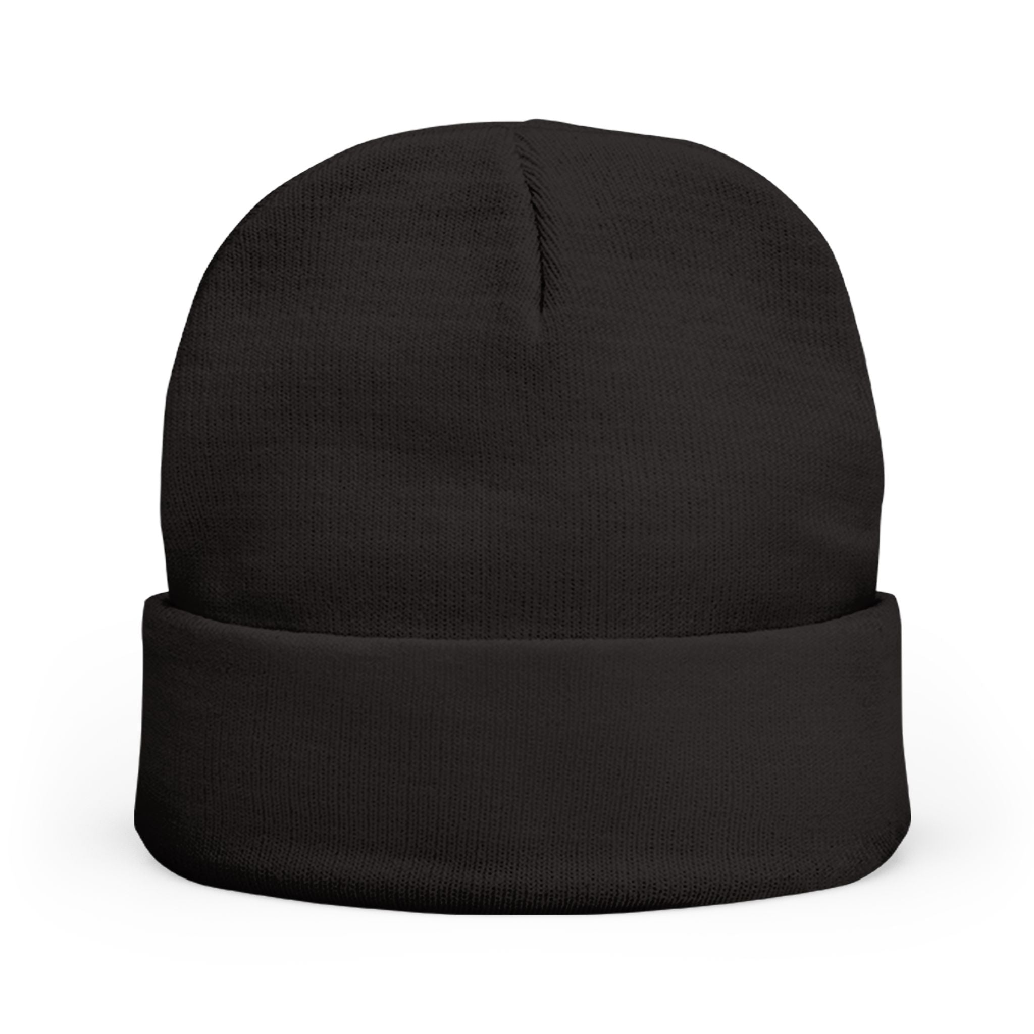 '777' Knit Beanie — Black