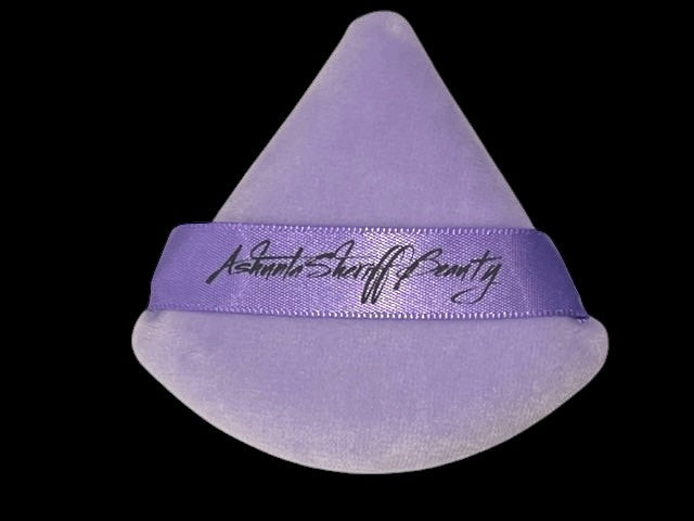 Ashunta Sheriff Beauty Velvet Hypoallergenic Ultra Soft Purple Puffs (3-Pack) by Ashunta Sheriff Beauty