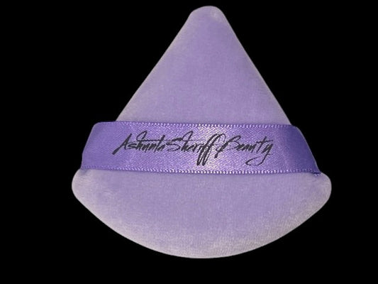 Ashunta Sheriff Beauty Velvet Hypoallergenic Ultra Soft Purple Puffs (3-Pack) by Ashunta Sheriff Beauty