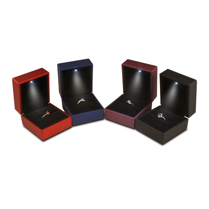 " Elegant LED Light Ring Box: Perfect for Engagement & Wedding Gifts - Keep Your Jewelry Safe & Secure! & Secure!" by V.I.P Digital Presence